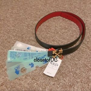 Off-White Arrow Reversible Leather Belt